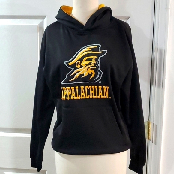 Appalachian State Embroidered Fan Hoodie Youth Large 16-18 - Picture 1 of 6
